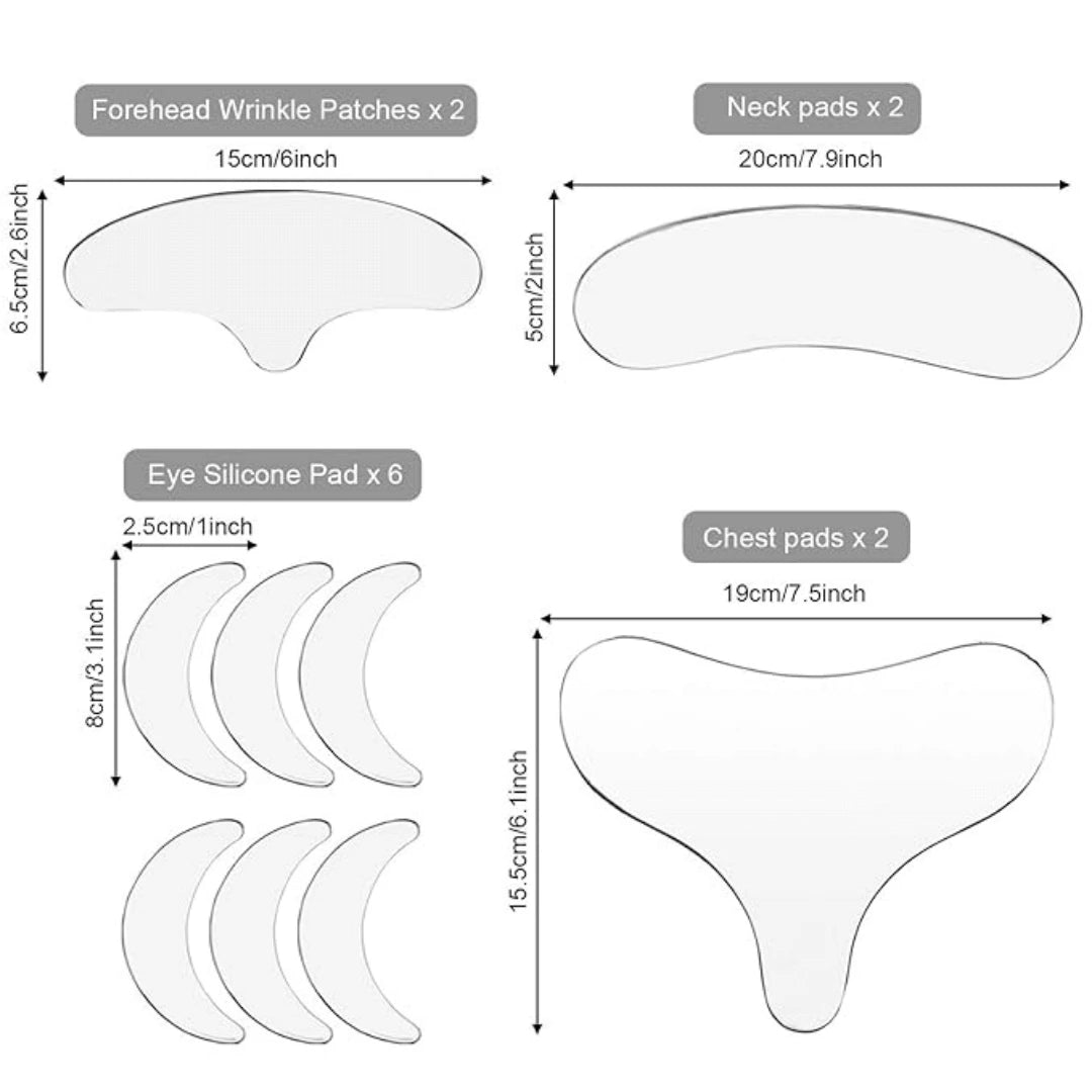 Extra Lifting Medical Silicone Patch (Face & Décolleté) - Reusable