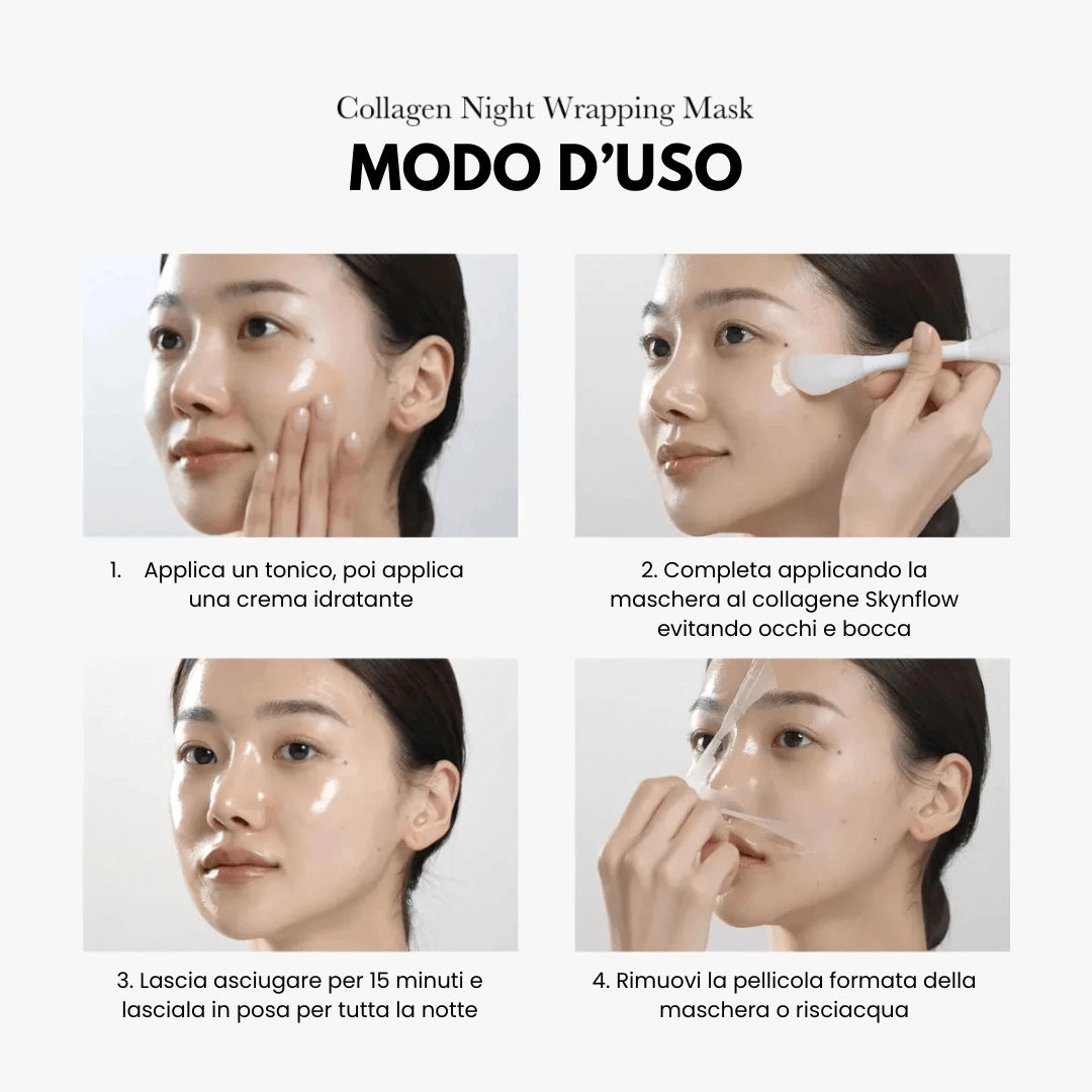 Korean Collagen Biotechnology Mask + Brush