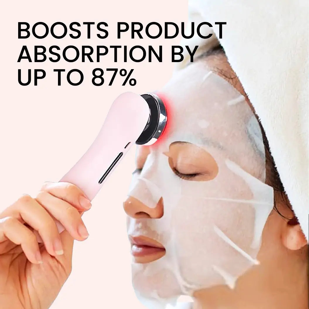 DermaFlow™ 4-in-1 LED therapy - Lifting and facial cleansing