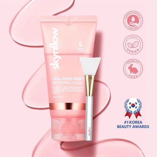 Korean Collagen Biotechnology Mask + Brush