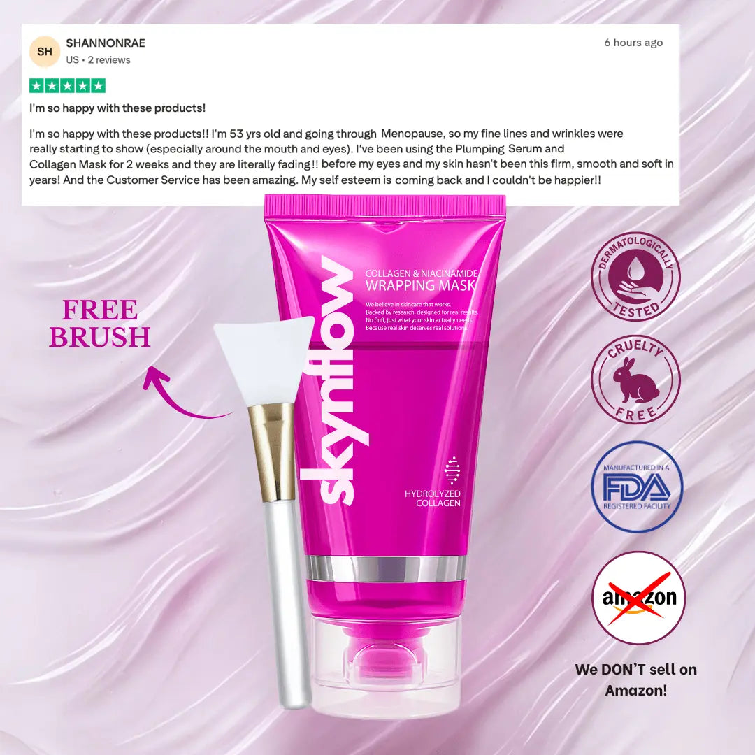 Skynflow Collagen Restoring Night Mask tube