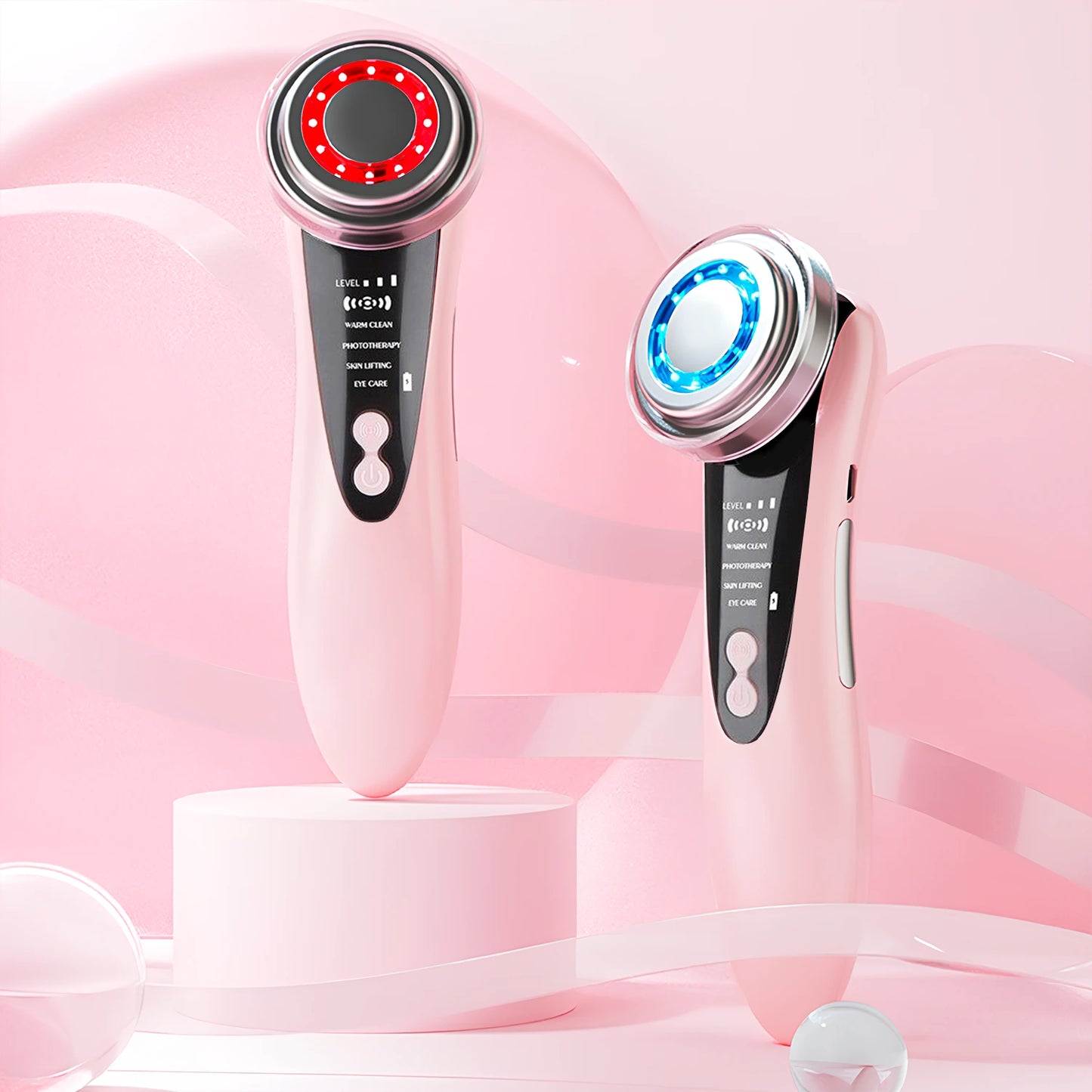 DermaFlow™ 4 in 1 LED Therapy - Lifting & Facial Cleansing