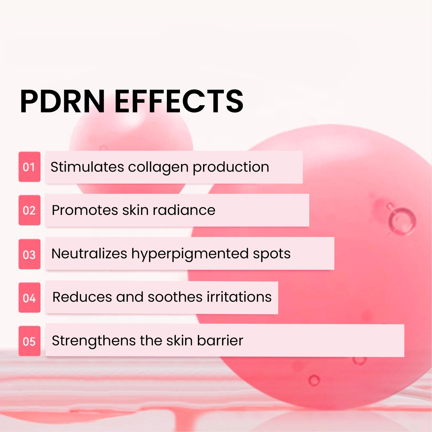 Sérum rose illuminateur aux peptides et PDRN