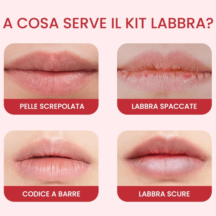 Complete Lip Kit (Massager + Scrub)