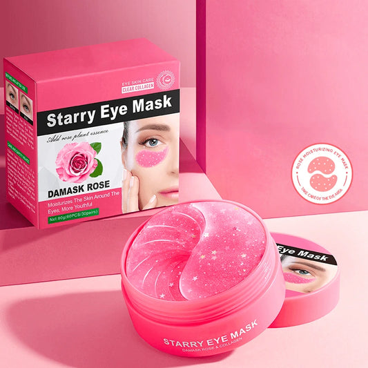 Soothing under-eye gel patches - Collagen & Damask rose