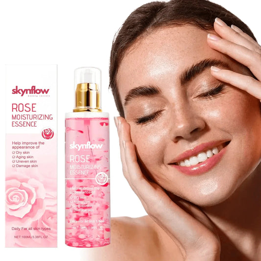 Refreshing and hydrating facial toner with rose essence, aloe vera and Vitamin C