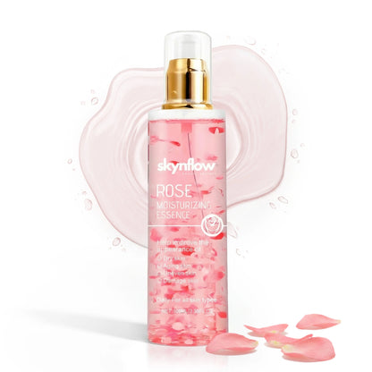 Refreshing and hydrating facial toner with rose essence, aloe vera and Vitamin C