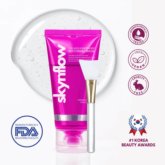 Maschera Rigenerante al Collagene Idrolizzato & Niacinamide