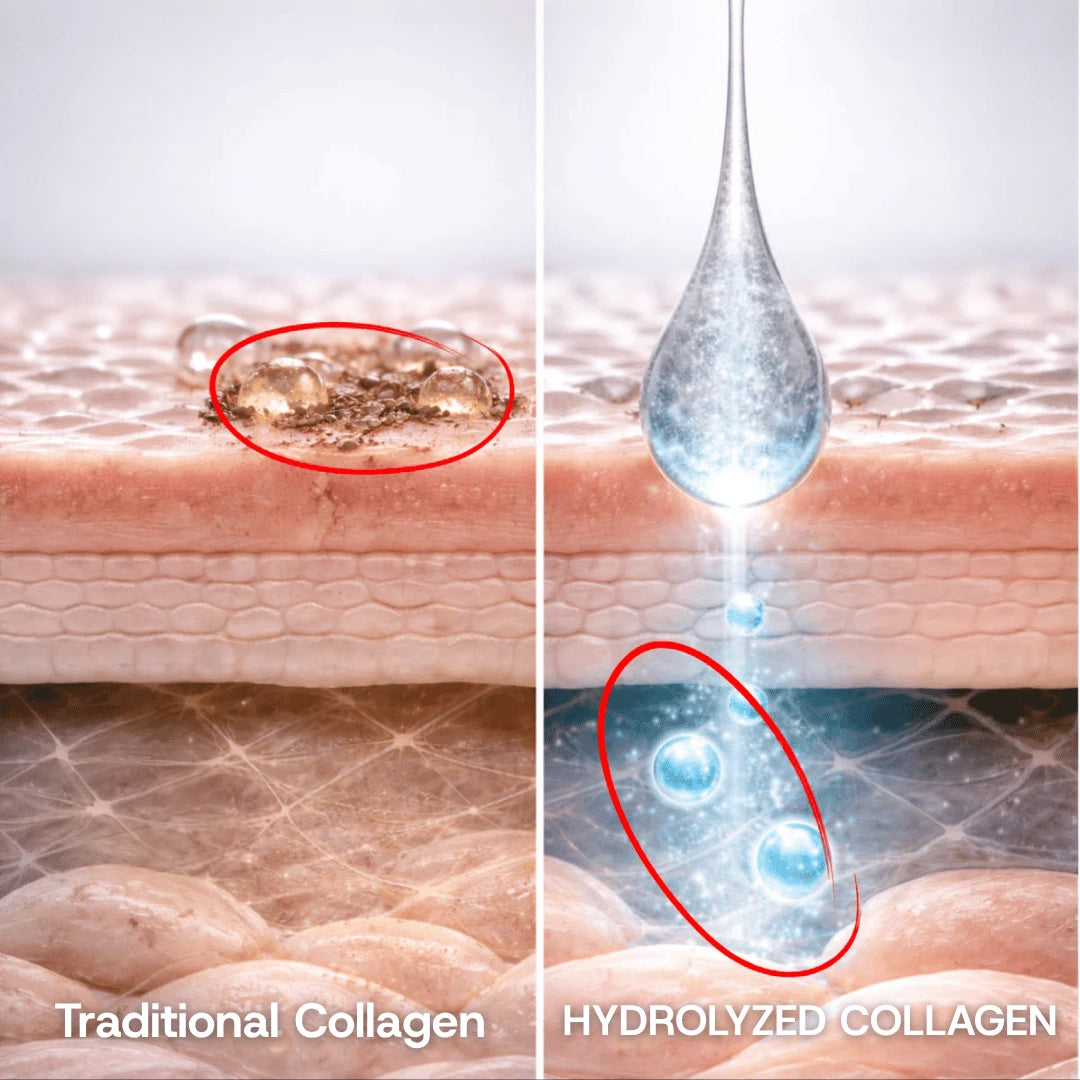 3. Low-Molecular Hydrolyzed Collagen (The One That Actually Works)